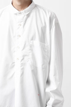 画像をギャラリービューアに読み込む, KLASICA SH-040 OVERSIZED SHORT PULLOVER SHIRT / THOMAS MASON'S 120/2 POPLIN (WHITE)