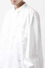 画像をギャラリービューアに読み込む, KLASICA SH-040 OVERSIZED SHORT PULLOVER SHIRT / THOMAS MASON'S 120/2 POPLIN (WHITE)