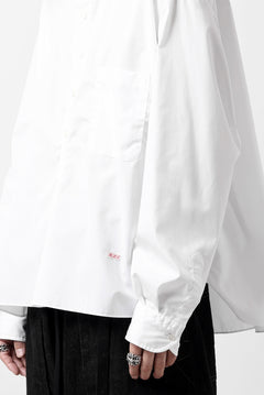 画像をギャラリービューアに読み込む, KLASICA SH-040 OVERSIZED SHORT PULLOVER SHIRT / THOMAS MASON'S 120/2 POPLIN (WHITE)