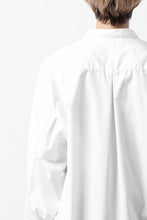 画像をギャラリービューアに読み込む, KLASICA SH-040 OVERSIZED SHORT PULLOVER SHIRT / THOMAS MASON'S 120/2 POPLIN (WHITE)