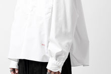 画像をギャラリービューアに読み込む, KLASICA SH-040 OVERSIZED SHORT PULLOVER SHIRT / THOMAS MASON'S 120/2 POPLIN (WHITE)
