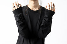 画像をギャラリービューアに読み込む, 11 BY BORIS BIDJAN SABERI LONG SLEEVE "LS1B-F-1101" (BLACK DYE)
