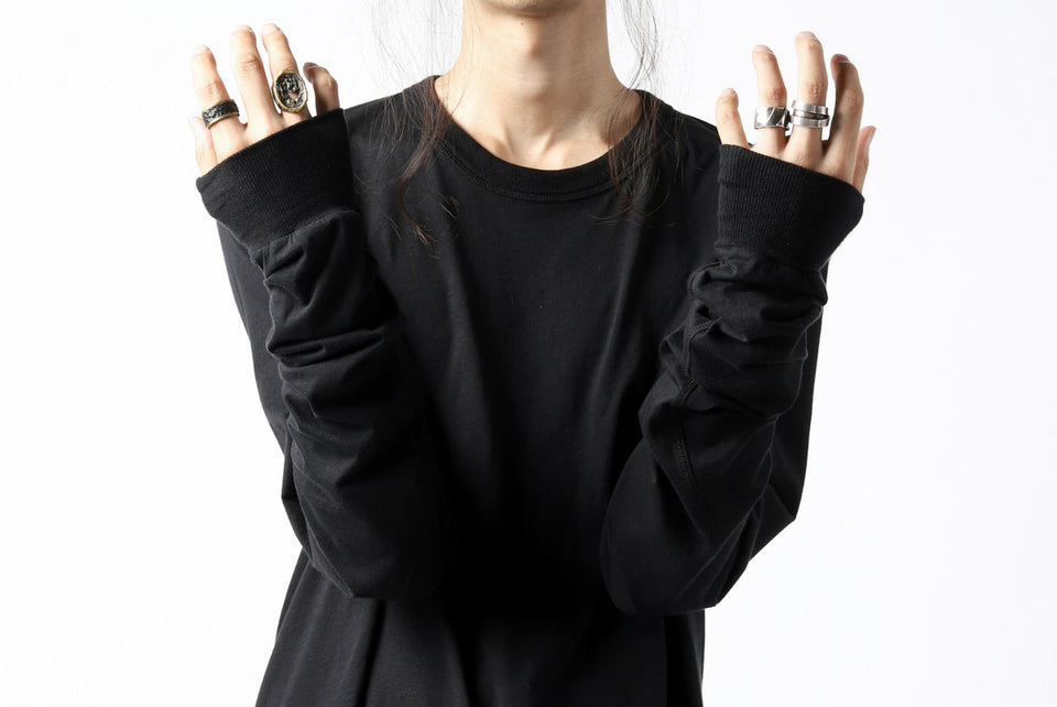 画像をギャラリービューアに読み込む, 11 BY BORIS BIDJAN SABERI LONG SLEEVE "LS1B-F-1101" (BLACK DYE)