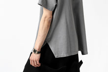 画像をギャラリービューアに読み込む, COLINA RELAX FIT T-SHIRT / PIQUE KNITTING JERSEY (L.SUMI DYED)