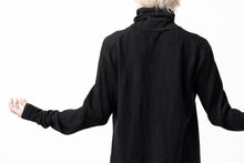 画像をギャラリービューアに読み込む, KLASICA SMOKE SMOOTH TURTLE NECK PULL / JACQUARD KNIT JERSEY (BLACK)