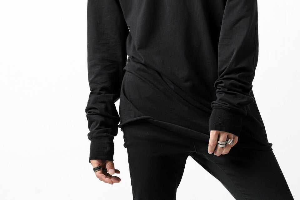 画像をギャラリービューアに読み込む, 11 BY BORIS BIDJAN SABERI LONG SLEEVE "LS1B-F-1101" (BLACK DYE)