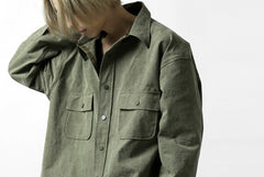画像をギャラリービューアに読み込む, READYMADE OVERSIZE SHIRT (KHAKI GREEN #B)