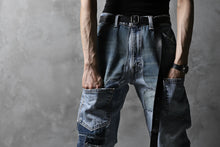 画像をギャラリービューアに読み込む, CHANGES VINTAGE REMAKE DENIM STRAIGHT PANTS / VINTAGE DENIM (INDIGO #B)