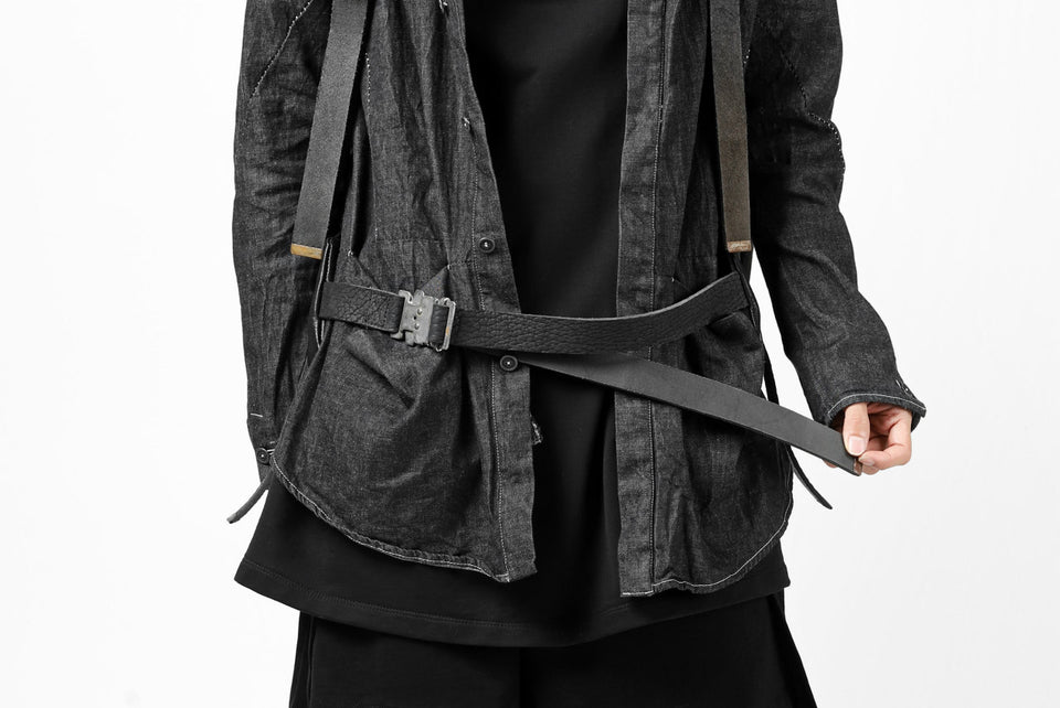 画像をギャラリービューアに読み込む, ierib roll top ruck sack #2 / FVT Oiled Horse (BLACK)