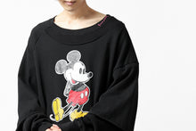 画像をギャラリービューアに読み込む, FACETASM × DISNEY Collaboration MICKEY DOCKING LAYER TOPS (BLACK)