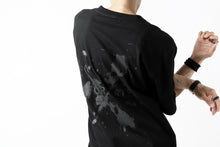 画像をギャラリービューアに読み込む, DEFORMATER.® VANISHED PRINT &quot;SPLASH&quot; T-SHIRT (BLACK)