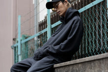 画像をギャラリービューアに読み込む, DEFORMATER.® THREE PROCESSING SWEAT HOODIE - DYED/BIO/FROST EFFECT (VINTAGE BLACK)