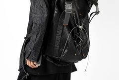 画像をギャラリービューアに読み込む, ierib roll top ruck sack #2 / FVT Oiled Horse (BLACK)