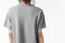 画像をギャラリービューアに読み込む, COLINA RELAX FIT T-SHIRT / PIQUE KNITTING JERSEY (L.SUMI DYED)