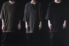 画像をギャラリービューアに読み込む, DEFORMATER.® OVER SIZED TOPS / DOUBLE SIDED SOFT PILE (BLACK)