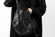 画像をギャラリービューアに読み込む, discord Yohji Yamamoto SOFT CALF SHRINK LEATHER BACK PACK (BLACK)