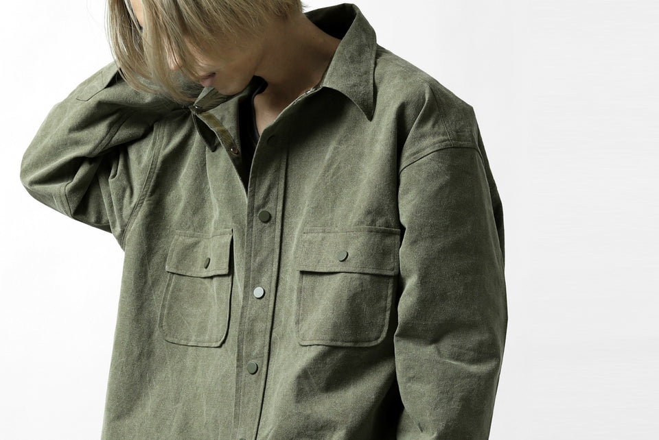 画像をギャラリービューアに読み込む, READYMADE OVERSIZE SHIRT (KHAKI GREEN #A)