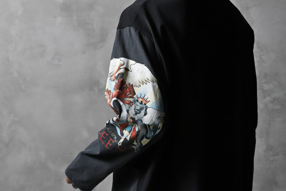 画像をギャラリービューアに読み込む, CHANGES VINTAGE REMAKE BOAT-NECK BAND L/S TEE (BLACK #F)