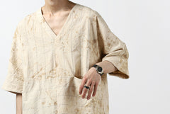 画像をギャラリービューアに読み込む, forme d'expression exclusive V Neck Scrub Shirt (Iced Tea)