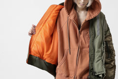 画像をギャラリービューアに読み込む, FACETASM DOCKING/LAYER FLIGHT JACKET (KHAKI)