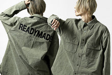 画像をギャラリービューアに読み込む, READYMADE OVERSIZE SHIRT (KHAKI GREEN #B)