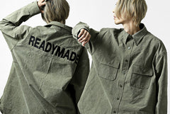 画像をギャラリービューアに読み込む, READYMADE OVERSIZE SHIRT (KHAKI GREEN #B)