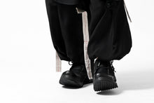 画像をギャラリービューアに読み込む, Y's STAND COLLAR LONG SHIRT / THIN TWILL (BLACK)