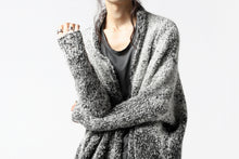 画像をギャラリービューアに読み込む, thomkrom RELAX LONG KNIT CARDIGAN/ ALPACA (MELANGE)