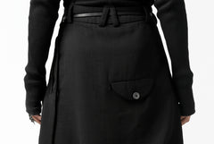 画像をギャラリービューアに読み込む, SOSNOVSKA exclusive KNEE ELLIPSED PANTS (BLACK)