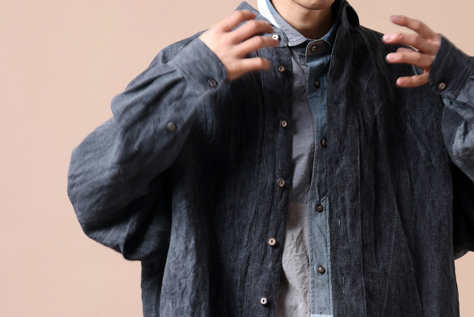 画像をギャラリービューアに読み込む, forme d'expression Oversized Shirt (Cyan)