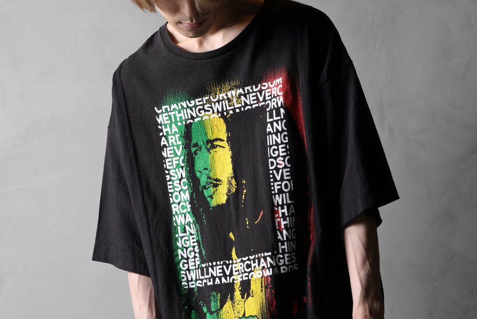 画像をギャラリービューアに読み込む, CHANGES VINTAGE REMAKE MULTI PANEL S/S TEE (BLACK #B)