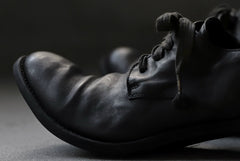 画像をギャラリービューアに読み込む, A DICIANNOVEVENTITRE A1923 DERBY SHOES 033N / HORSE FIORE OILED LEATHER (NERO)