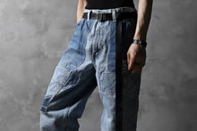 画像をギャラリービューアに読み込む, CHANGES VINTAGE REMAKE DENIM STRAIGHT PANTS / VINTAGE DENIM (INDIGO #C)
