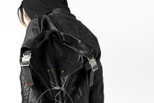 画像をギャラリービューアに読み込む, ierib roll top ruck sack #2 / FVT Oiled Horse (BLACK)