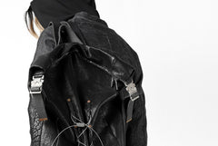 画像をギャラリービューアに読み込む, ierib roll top ruck sack #2 / FVT Oiled Horse (BLACK)