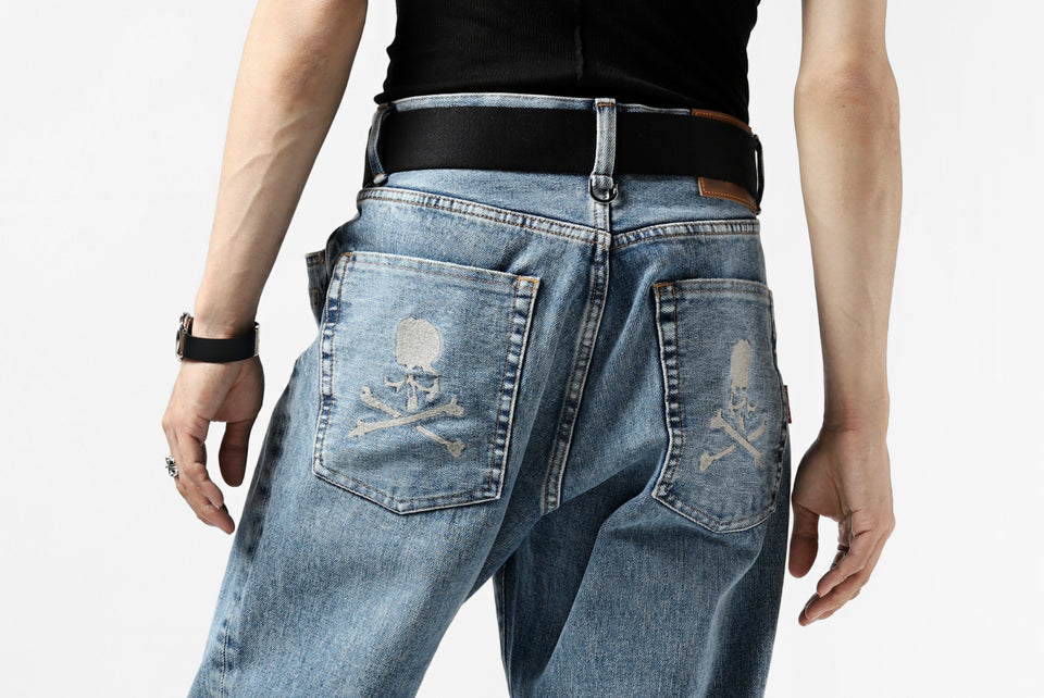 画像をギャラリービューアに読み込む, mastermind JAPAN SLIM TAPERED PANTS / 2WAY STRETCH DENIM (INDIGO)
