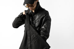 画像をギャラリービューアに読み込む, discord Yohji Yamamoto COTTON CANVAS TRIANGLE MEDIUM SHOULDER BAG (BLACK)
