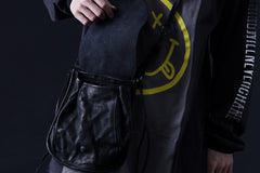 画像をギャラリービューアに読み込む, ISAMU KATAYAMA BACKLASH MEDICINE BAG / DOUBLE-SHOULDER OBJECT DYED (BLACK)