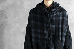 画像をギャラリービューアに読み込む, SOSNOVSKA COLLAPSE HOODIE CELLS (MIXED PLAID)