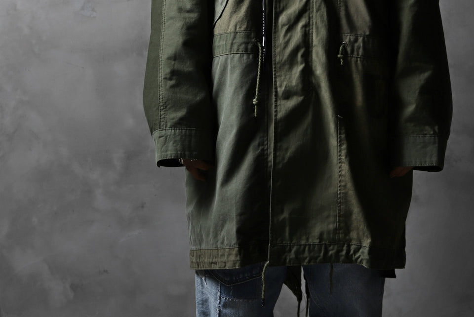 画像をギャラリービューアに読み込む, CHANGES VINTAGE REMAKE OVERSIZED MILITARY COAT (KHAKI #A)