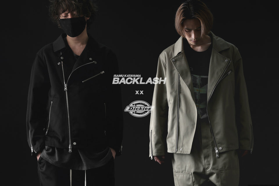 Load image into Gallery viewer, ISAMU KATAYAMA BACKLASH xx Dickies® DOUBLE KNEE PANTS (BLACK)
