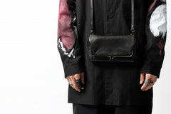 画像をギャラリービューアに読み込む, discord Yohji Yamamoto CLASP ZIP WALLET with SHOULDER STRAP (BLACK)