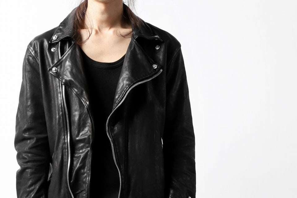 画像をギャラリービューアに読み込む, BACKLASH THE LINE DOUBLE BREASTED JACKET / ITALY CALF