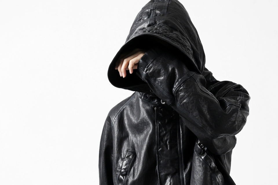 画像をギャラリービューアに読み込む, ISAMU KATAYAMA BACKLASH SMOOTH DEERSKIN ZIPPER GLOVE (BLACK)