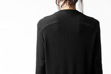 画像をギャラリービューアに読み込む, thomkrom HENRY NECK SWEATER TOPS / OVERLOCK STITCHED (BLACK)