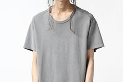 画像をギャラリービューアに読み込む, COLINA RELAX FIT T-SHIRT / PIQUE KNITTING JERSEY (L.SUMI DYED)