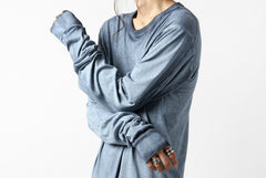 Load image into Gallery viewer, 11 BY BORIS BIDJAN SABERI LONG SLEEVE "LS1B-F-1101" (SYNTH BLUE)