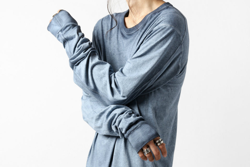 Load image into Gallery viewer, 11 BY BORIS BIDJAN SABERI LONG SLEEVE "LS1B-F-1101" (SYNTH BLUE)