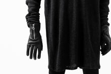画像をギャラリービューアに読み込む, ISAMU KATAYAMA BACKLASH SMOOTH DEERSKIN ZIPPER GLOVE (BLACK)