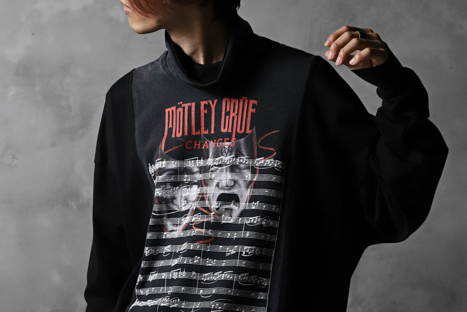 画像をギャラリービューアに読み込む, CHANGES VINTAGE REMAKE TURTLE-NECK BAND L/S TEE (BLACK #B)